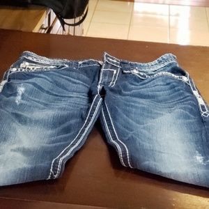 Mens Rock Revival Jeans